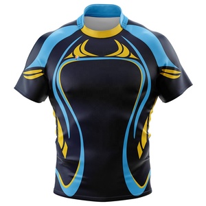 Camiseta de Rugby Personalizada para Hombre a Precio de Mayoreo, Antibacteriana, Transpirable, de Secado Rápido, Ropa Deportiva de Tallas Grandes - Product Image 5
