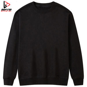 Sweat-shirt pour homme 100% coton, coupe classique, col rond, qualité supérieure, personnalisable avec logo OEM, motif uni, style vintage, printemps - Product Image 5