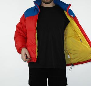 Veste d'hiver rembourrée en polyester noir pour homme, sur mesure OEM. - Product Image 4