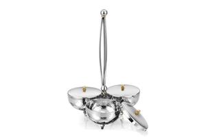 ชุดชามใส่เครื่องปรุงรสสแตนเลสพร้อมหูจับ ยี่ห้อคิง อินเตอร์เนชั่นแนล แพ็ค 3 ชิ้น - Product Image 4