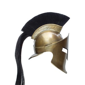 Venta de alta calidad Guerra medieval Antiguo Vintage Diseñador Rey Leonidas 300 Spartan Griego Latón Casco usable Calyron - Product Image 5