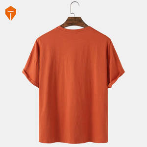 T-Shirts col rond en coton pour hommes, imprimés amusants, respirants, amples, à la mode - Product Image 3