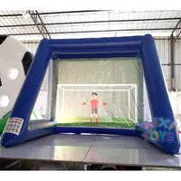 XIXI TOYS-juego de fútbol portátil para niños, portería de tenis simulada inflable, juegos deportivos para fiesta