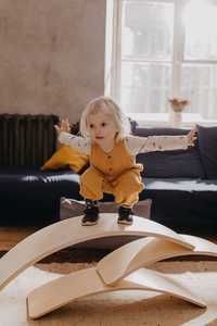 Shenniu — planche d'équilibre en bois Waldorf, planche à bascule/planche d'équilibre de Yoga pour les enfants et les tout-petits - Product Image 6