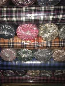 Tela cepillada de franela teñida de hilo, 100% algodón, no retráctil, para prendas de vestir, textiles para el hogar y ropa de cama - Product Image 5