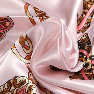 ผ้าพันคอผ้าไหมดีไซเนอร์อินเดีย,ผ้าคลุมไหล่ฮิญาบ Stoles ผ้าพันคอพิมพ์ลายผ้าไหมซาติน Soie รีไซเคิลผ้าพันคอแฟชั่นอินเดียสำหรับฤดูร้อน - Product Image 5