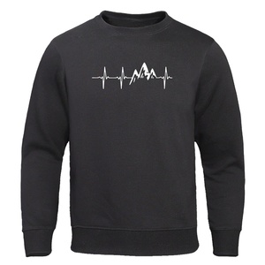 Haute qualité 100% coton hiver sweats sérigraphie personnalisée Logo o-cou polaire plaine teint hommes - Product Image 1