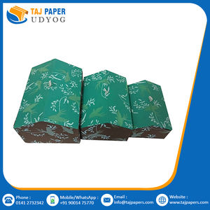 Boîte de papier de conception imprimée Kraft 2022 meilleure vente boîte d'emballage cadeau avec forme et taille personnalisées boîtes d'emballage en papier faites à la main - Product Image 6