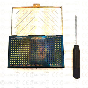 GORAYA-tornillo maxilofacial alemán 338, 1,5mm, 2,0mm, 2,3mm, difrentes de tamaño Titnuam con caja, certificado CE ISO, gran oferta - Product Image 1