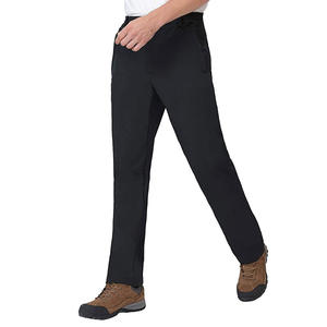 Pantalon de survêtement droit mi-long en molleton uni pour homme, style décontracté, nouvelle mode automne, coton et polyester, taille élastique, toile - Product Image 6