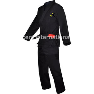 Combinaison de judo et de jiu-jitsu personnalisable faite à la main, uniforme de sport de karaté, kimono de combat, polyester/coton, unisexe, adultes, en provenance du Pakistan - Product Image 3