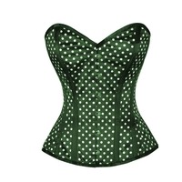 Korset Wanita Berkualitas Tinggi dengan Tulang Baja Ganda, Bahan Satin, Bodysuit Kancing, Bordir Renda, Bernapas, Ramah Lingkungan, dan Mengecilkan Tubuh