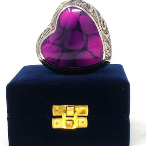 HEART KEEPSAKE CREMATION URN By Brassworld India <b>FUNERAL</b> <b>SUPPLIES</b> - Product Image 1