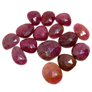 พลอยทับทิมธรรมชาติแบบเหลี่ยมเพชรพลอยตัดทรงหลวมฟรีไซส์6-8มม. สำหรับทำเครื่องประดับ - Product Image 6