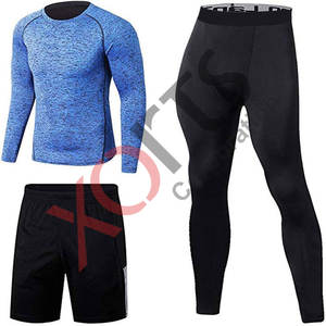 Ropa Deportiva Unisex para Gimnasio, Running, Yoga y Entrenamiento, Compresión, Transpirable, Elástica en Cuatro Direcciones, Ajuste Ceñido - Product Image 1