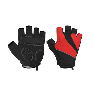 Guantes de Ciclismo de medio dedo personalizados Diseño de cuero transpirable de moda - Product Image 1