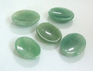 Natural Green Aventurine <b>Worry</b> <b>Stone</b> Healing Crystal Palm Thumb <b>Stone</b> for Meditation Reiki Stress Relief Gift - Product Image 2