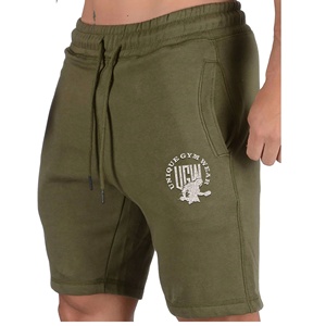 Short de gymnastique personnalisé de haute qualité pour hommes, leggings de yoga, fermeture à cordon de serrage, séchage rapide et respirant pour l'entraînement physique - Product Image 1