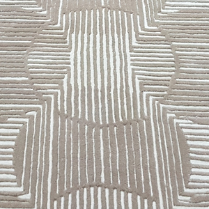 Meilleur Prix Luxe 100% Laine Salon Tapis Tufté À La Main Profonde Sculpté Moderne Boucle Pile Brodé-Coton Matériel Demandé - Product Image 3