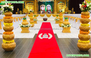 Pots décoratifs indiens Chories pour Mandap Open Chori Mandap pour mariage traditionnel Mandap Chori pour mariages indiens fidjiens USA - Product Image 5