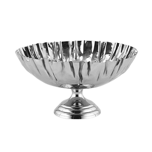 Tazón de frutas y comida de Color plateado de Metal de diseño único para decoración de vajilla Tazón de servicio de la mejor calidad - Product Image 6