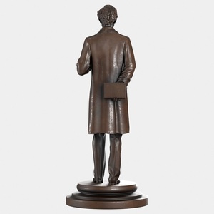 Tượng Điêu Khắc Đồng Beelden Beeld Brons Buste Lincoln Đặt Làm Theo Yêu Cầu Của Nhà Máy - Product Image 3