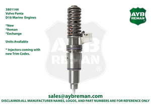 Injecteur de carburant Diesel refabriqué en usine, pour moteur Volvo Penta D16, en usine, 3801144, 03883426 - Product Image 3