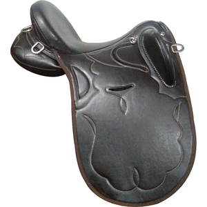 QUIERO VENDER SYNTHETIC Australian Stock Sillín con Kit Sillín de Equitación Negro EN; dólar 55 tamaños 14 15 16 17 18 - Product Image 1