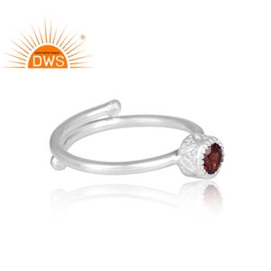 Bague en pierre précieuse rouge grenat, ensemble de bijoux, argent Sterling 925, fait à la main, vente en gros, offre spéciale - Product Image 3