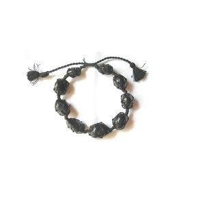 Bracelets à breloques de mode en pierre précieuse de guérison Onyx noir - Product Image 1