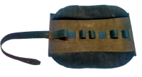 Organisateur de rouleau d'accessoires électroniques en cuir vintage véritable personnalisé avec ceinture réglable plus proche transporter beaucoup plus de choses