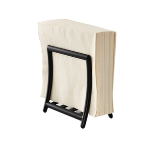 Nouvel arrivage porte-serviette en métal noir avec de bonnes poignées, distributeur de mouchoirs de table autoportant moderne - Product Image 1