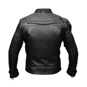 Venta al por mayor de moda 2022 a prueba de viento de manga larga de los hombres de cuero de la motocicleta chaquetas hechas en Pakistán - Product Image 2