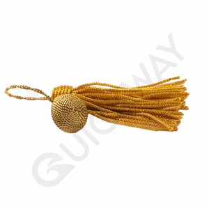 Venta al por mayor de la mejor borla de alambre de lingotes de oro OEM de alta calidad personalizada en Pakistán - Product Image 1