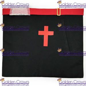 Ensemble de tablier maçonnique Rose Croix 18ème degré, gantelets et collier | Fournisseur de tablier maçonnique Regalia - Product Image 6