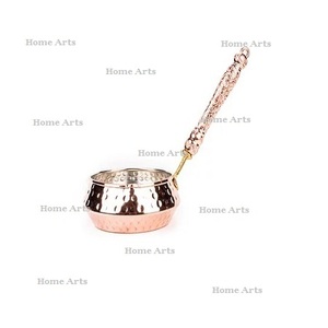 Cafetera de cobre de diseño antiguo con mango de latón, tetera de café con leche de calidad superior para uso en hoteles y restaurantes - Product Image 3