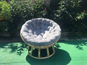 Chaise en rotin pour l'extérieur, confortable et relaxant, meuble de jardin, livraison gratuite - Product Image 5