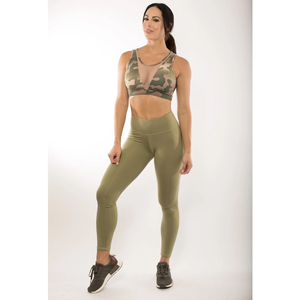 Customized CUSTOMIZED SIMPLICITY OLIVE <b>HIGH</b> WAIST LEGGINGS - Product Image 3