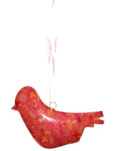 Navidad adorno colgante etiqueta impreso Pájaro Rojo en forma de último diseño de árbol decoración ornamento - Product Image 1