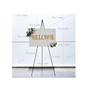 Soporte de bienvenida de color negro de hierro a granel con soporte de bienvenida de Calidad exclusiva para uso en decoración de bodas y eventos - Product Image 4