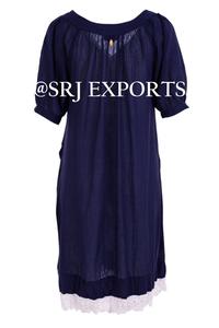 Hot Fashionable Girls Wear Beautiful Aari Embroidered Tunic 2026 New Model Beachwear short sleeve Cover Up Mini <b>Dress</b> - Product Image 4