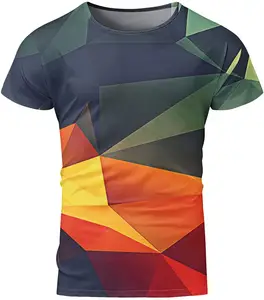 最新デザインプレーンTシャツメンズカスタマイズシェニール刺繍デジタル印刷ロゴTシャツ昇華シャツ全体