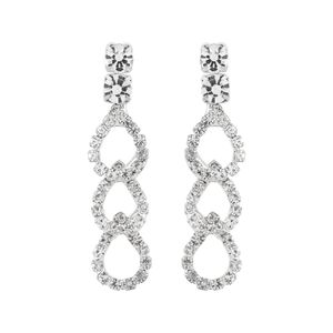 Indien classique plaqué or cristal autrichien diamant fête ensemble Floral collier ras du cou boucles d'oreilles mariage mode déclaration filles - Product Image 2