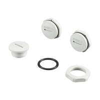 Prix usine plastique IP68 vis externe Nylon joint torique bouchon d'arrêt vissé petit connecteur de presse-étoupe