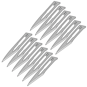Lame de scalpel chirurgical #   11 instruments chirurgicaux de base/lame en acier inoxydable stérilisée - Product Image 1