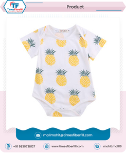 Costume pour bébé en coton biologique, combinaison imprimée personnalisée de haute qualité, prix en gros - Product Image 2