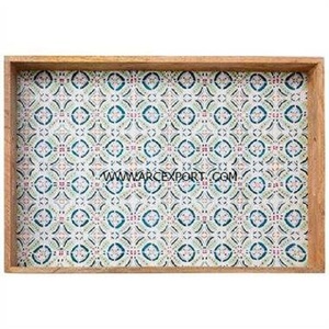 Meilleures ventes, Décoration de table faite à la main, Plateaux de serveurs pour aliments et desserts Vaisselle pour la maison et le restaurant Plateau alimentaire Ustensiles de cuisine - Product Image 5