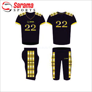 Camiseta de fútbol americano de poliéster personalizada al por mayor, Conjunto de camiseta de fútbol americano, - Product Image 3