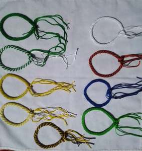 Brazaletes de Muay Thai con Cordones y Logotipo Personalizado, 100% Poliéster y Algodón, Alta Calidad, Suministro Profesional 2024 - Product Image 6