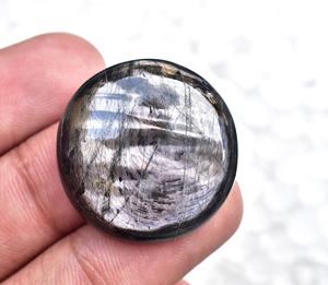 Cabujones de Hiperstena Natural en Negro y Gris para Decoración de Uñas, Alta Calidad, Varias Formas, Tamaños de 20-40 mm - Product Image 6